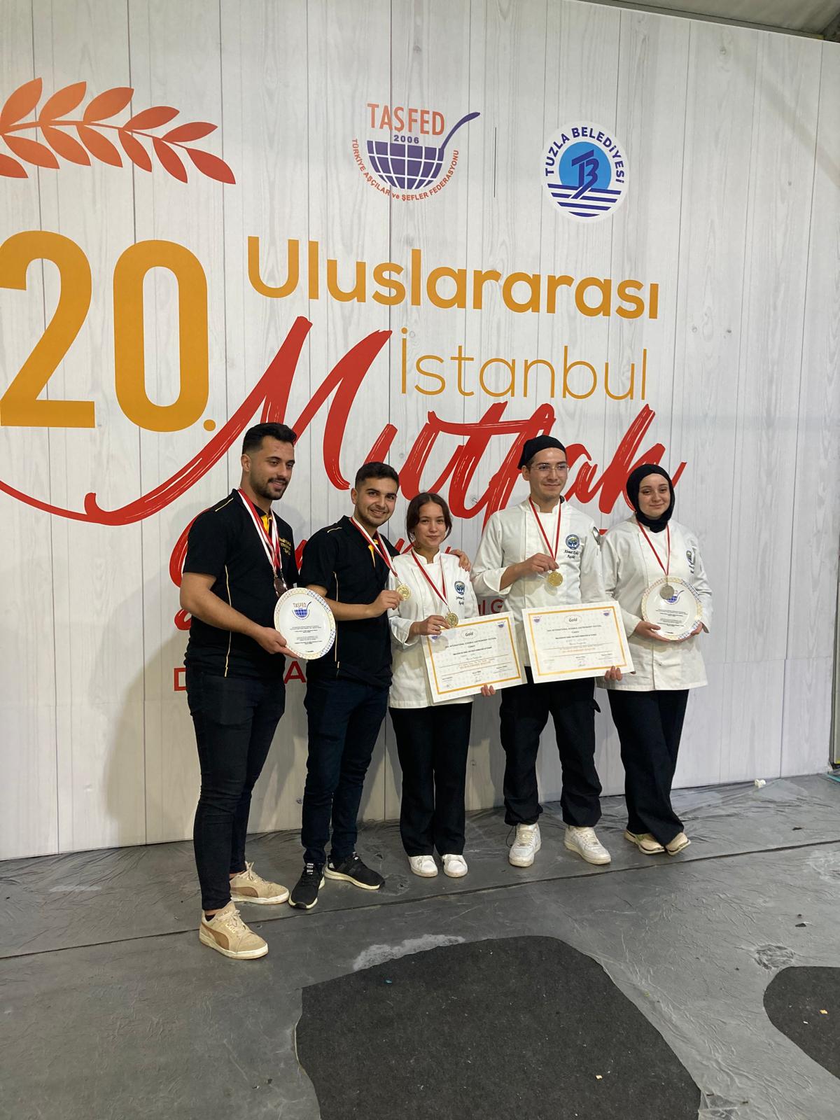 20. Uluslararası İstanbul Mutfak Günleri’nde 9 altın, 2 gümüş ve 7 bronz madalya